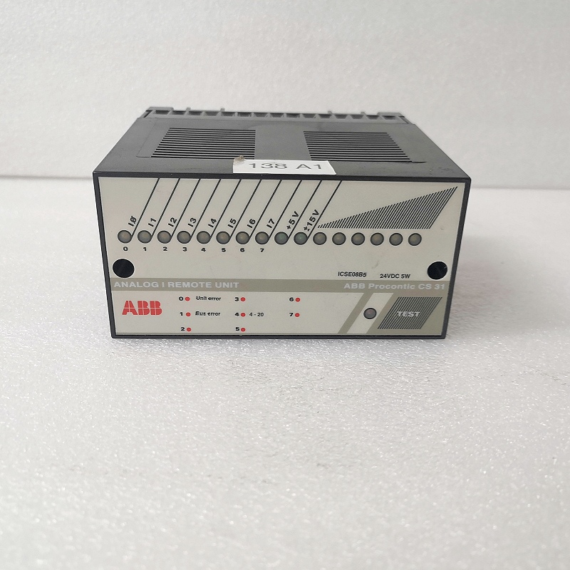 ABB ICSE08B5 FPR3346501R1012 远程模拟输入/输出模块